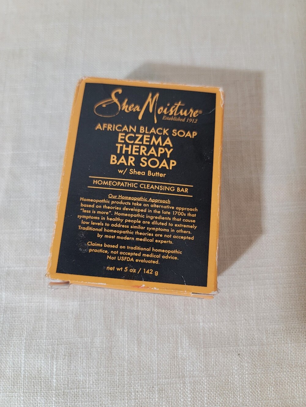 Shea moisture African Black Eczema Bar Soap 5 Oz